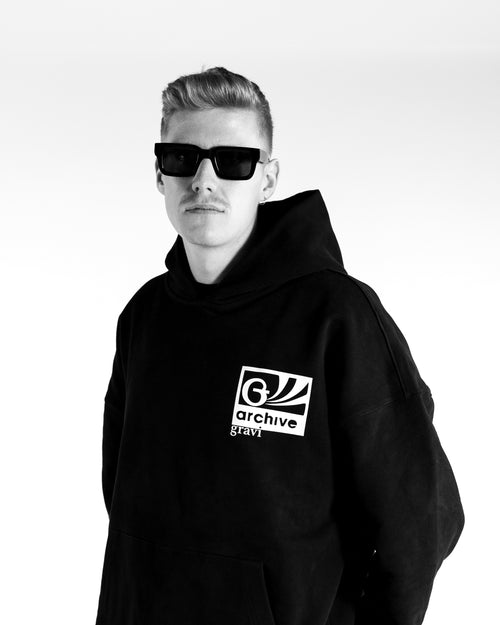 Archive  Hoodie Noir
