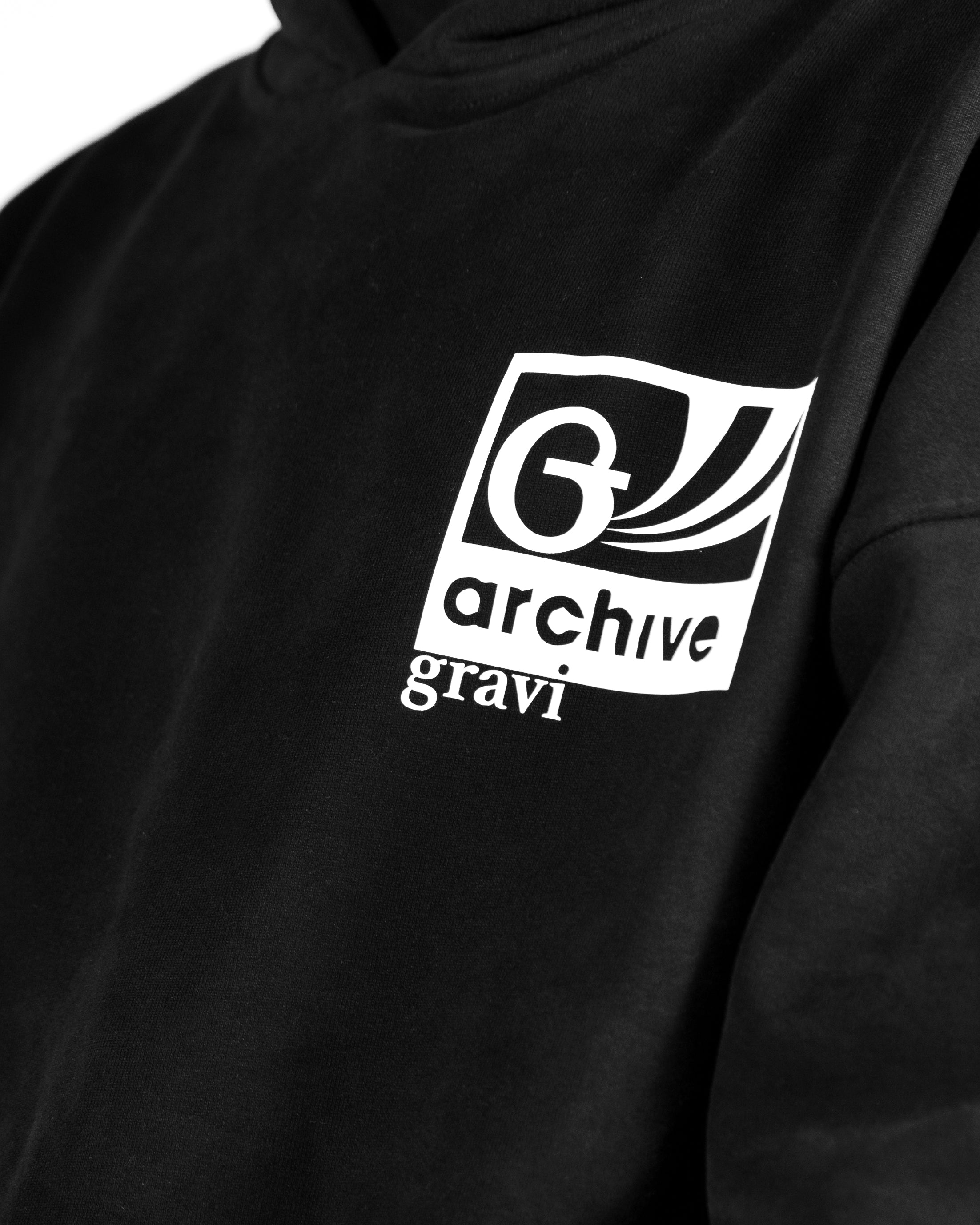 Archive  Hoodie Noir