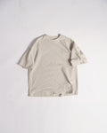 Weißes Oversized T-Shirt mit Langem Arm, Vorderseite mit Druck auf der Brust 