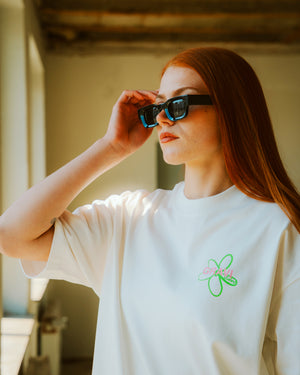 Flower T-Shirt Grün