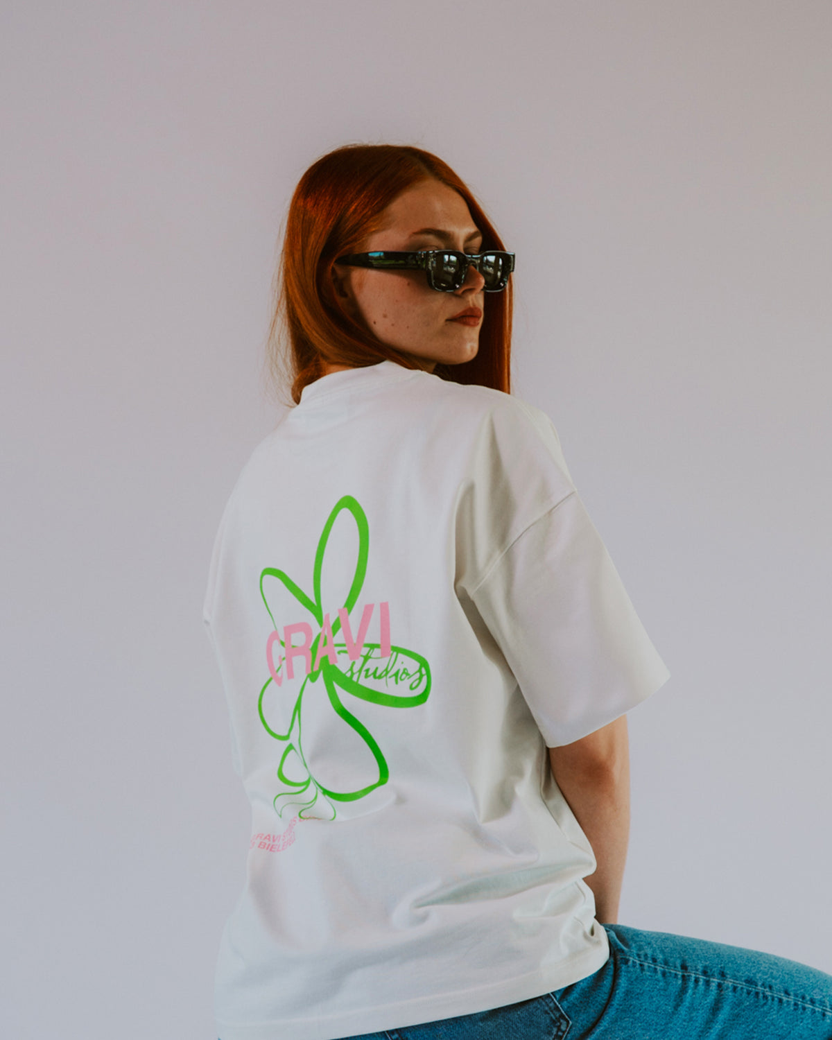 Flower T-Shirt Grün