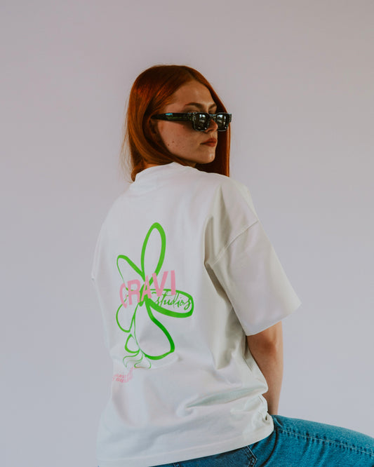 Flower T-Shirt Grün